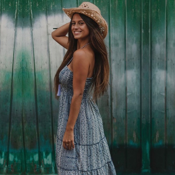 Miss Kitsch - Strapless Tiered Boho Summer Dress - Picture 4 of 7